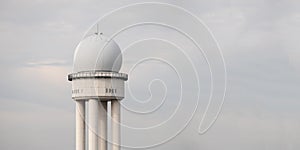 RRP 117 Radar Tower In Tempelhofer Feld, Former Tempelhof Airport In Berlin