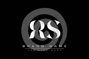 RRS abstract letter logo design