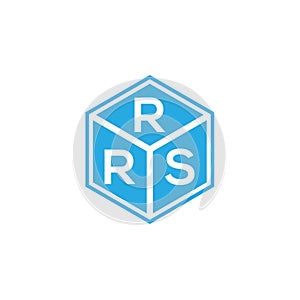 RRS letter logo design on black background. RRS creative initials letter logo concept. RRS letter design