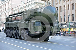 The RS-24 Yars intercontinental ballistic missile