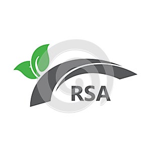 RSA letter logo design on white background. Creative modern RSA letter logo design. Vector design