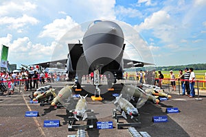 RSAF F-15SG Strike Eagle on display
