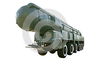 RSD-10 Pioneer missile isolated