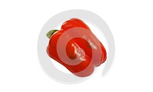 Rsd bell pepper on white background