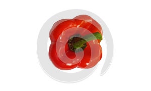 Rsd bell pepper on white background