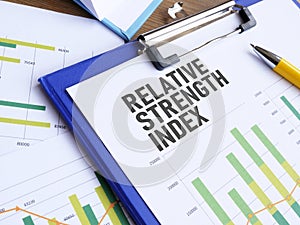 RSI - Relative Strength Index graphs with business data.