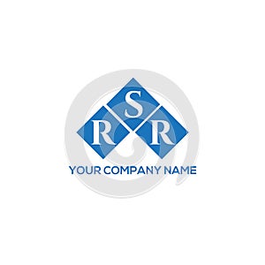 RSR letter logo design on white background. RSR creative initials letter logo concept. RSR letter design