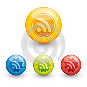 RSS glossy icon