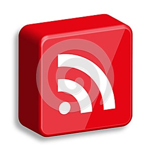RSS glossy web icon