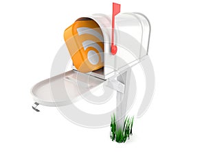 RSS icon inside mailbox
