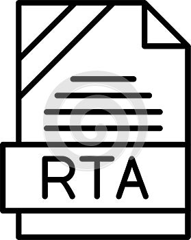 RTA Outline Vector Icon