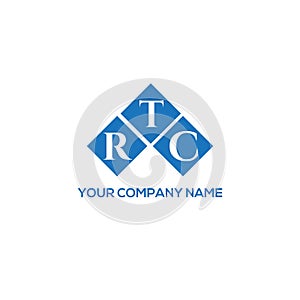 RTC letter logo design on white background. RTC creative initials letter logo concept. RTC letter design.RTC letter logo design on photo