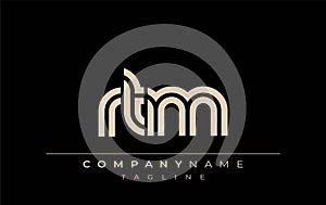 RTM Creative Unique Modern Letter Logo Design