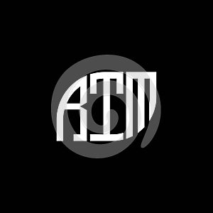 RTM letter logo design on black background. RTM creative initials letter logo concept. RTM letter design.RTM letter logo design on