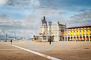 Rua Augusta Arch in Lisbon, Portugal