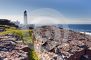 Rua Reidh Lighthouse and rocks