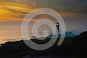 Rua Reidh Lighthouse, Scotland photo