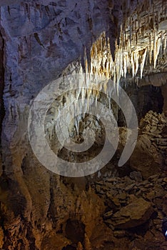 Ruakuri cave in New Zealand