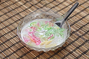 Ruam mit, thai dessert photo