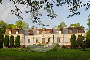 Ruba school, located in Renge manor, Latvia