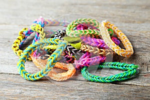 Rubber band bracelets