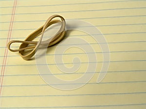 Rubber Band on Pad