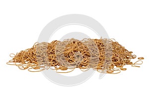 Rubber Bands Isolated On White