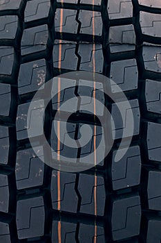 Rubber car tire texture