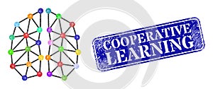 Rubber Cooperative Learning Stamp and Neural Network Polygonal Icon