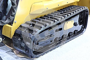 Rubber crampons in tractor