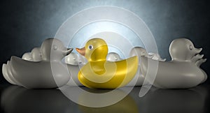 Rubber Duck Against The Flow