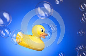 Rubber Duck with Bubbles