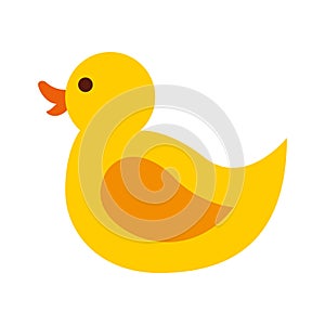 Rubber duck toy icon