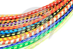 Rubber elastics colorful