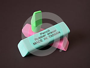 Rubber Erasers - Made in Taiwan photo