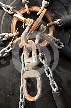 Rubber fenders for ships photo