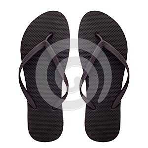 Rubber flip-flops isolated