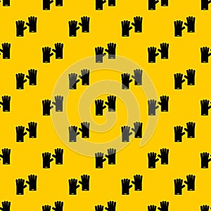 Rubber gloves pattern vector