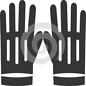 Rubber - Leather - Fabric Gloves