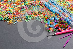 Rubber loom bands