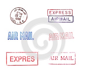 Rubber Mail Stamps