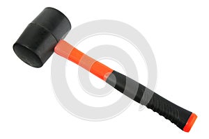 Rubber mallet.