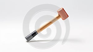 The Rubber Mallet against a pristine white background photo