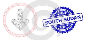 Rubber South Sudan Rosette Seal and Mesh Network Down Pointer