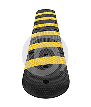 Rubber Speed Bump Isolated