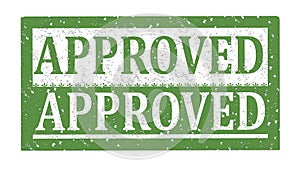 Rubber stamp Approved