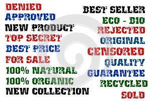 Rubber stamp collection