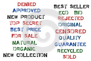 Rubber stamp collection