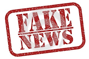 Rubber stamp fake news