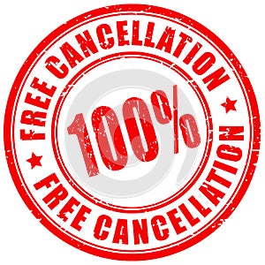 Rubber stamp free cancellation